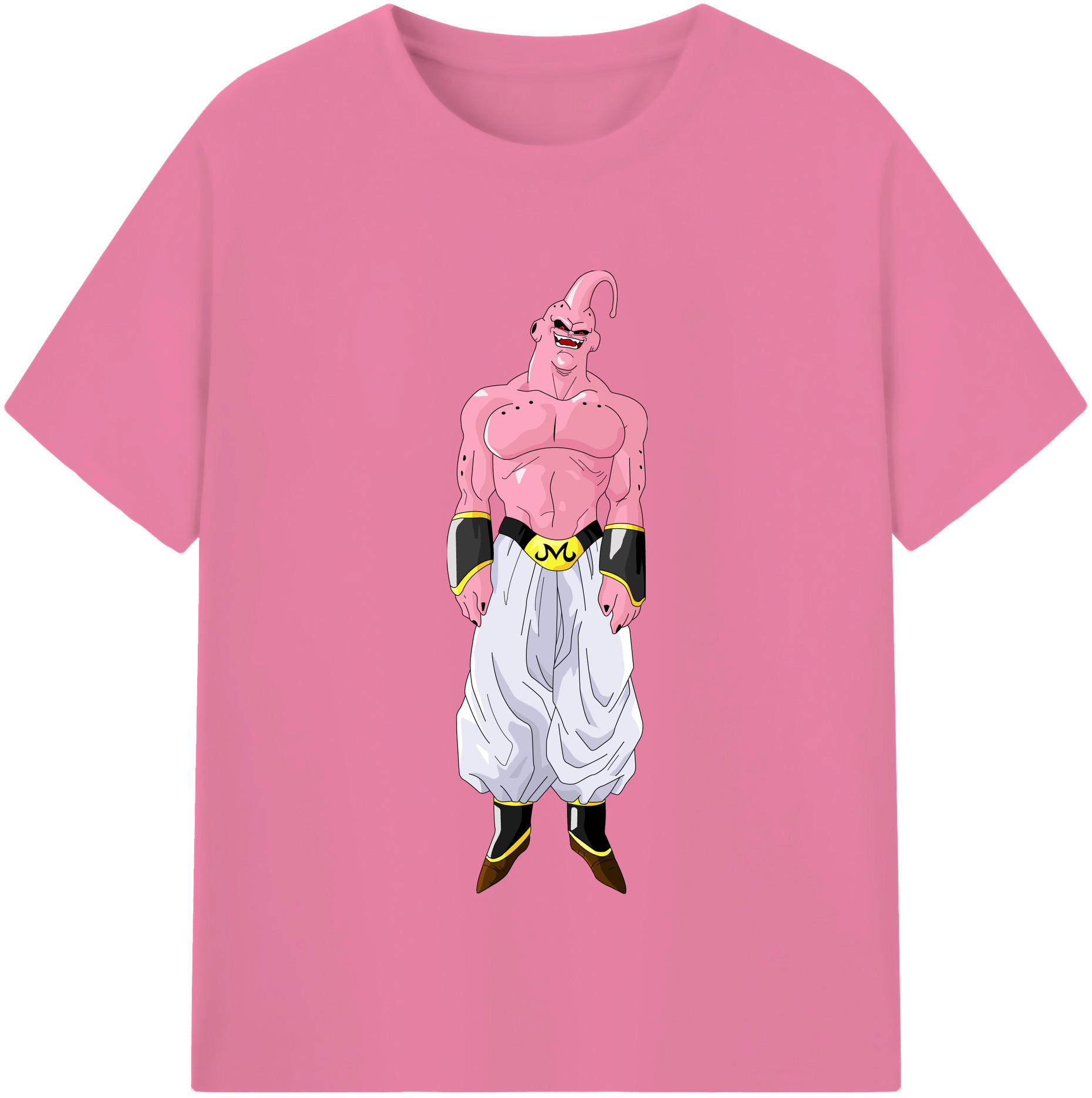 （画像用） ドラゴンボール 魔人ブウ DRAGON BALL Majin Buu 綿100％半袖Tシャツ（フロントプリント）